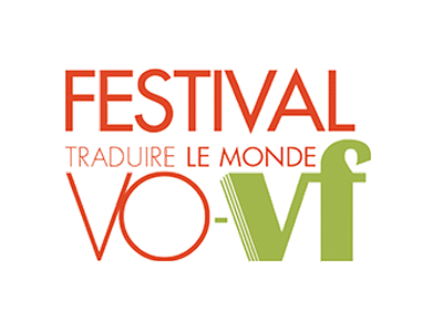 Logo du festival Vo-Vf, traduire le monde