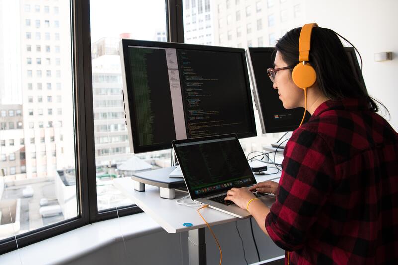 Woman programmer