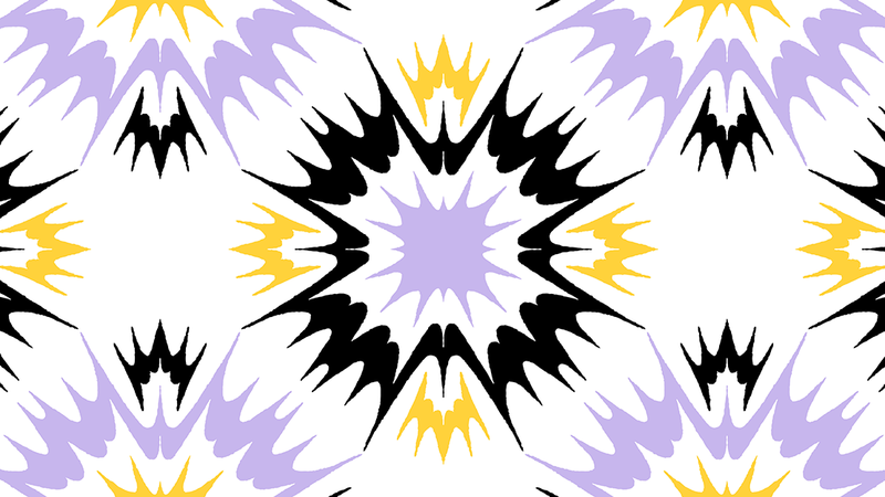 Motifs graphiques abstraits.
